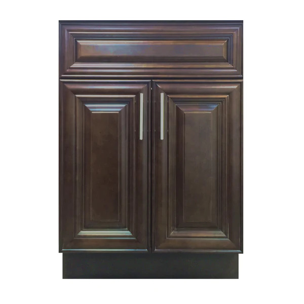 Alpha Wood KBW24 Solid Wood Bathroom Vanity 24" - Image 2