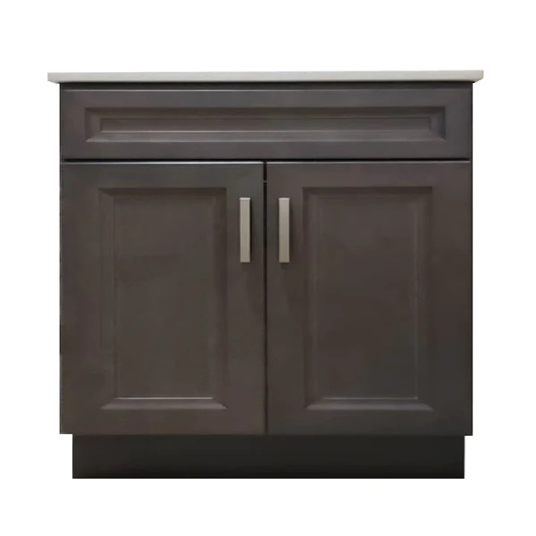 Alpha Wood KBWK10 Solid Wood Bathroom Vanity 24"-60" 2